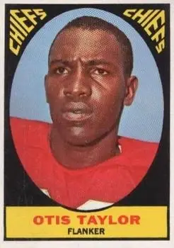 1967 Topps #73 - Otis Taylor - Kansas City Chiefs