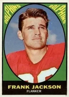 1967 Topps #78 - Frank Jackson - Miami Dolphins
