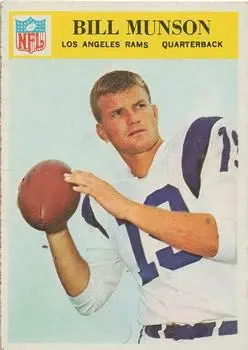 1966 Philadelphia #101 - Bill Munson - Los Angeles Rams