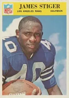1966 Philadelphia #103 - James Stiger - Los Angeles Rams