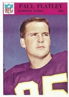 1966 Philadelphia #109 - Paul Flatley - Minnesota Vikings