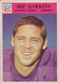 1966 Philadelphia #110 - Rip Hawkins - Minnesota Vikings