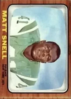 1966 Topps #102 - Matt Snell - New York Jets