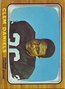 1966 Topps #107 - Clemon Daniels - Oakland Raiders