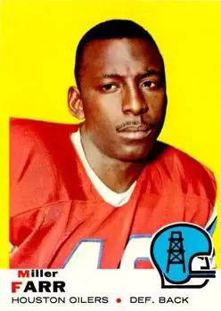 1969 Topps #50 - Miller Farr - Houston Oilers