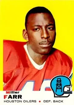 1969 Topps #50 - Miller Farr - Houston Oilers