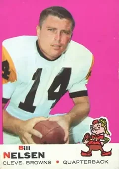 1969 Topps #52 - Bill Nelsen - Cleveland Browns