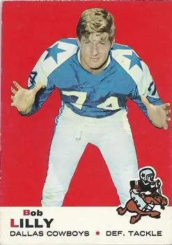 1969 Topps #53 - Bob Lilly - Dallas Cowboys