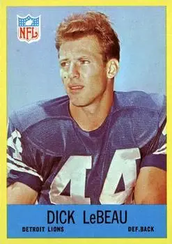 1967 Philadelphia #66 - Dick LeBeau - Detroit Lions