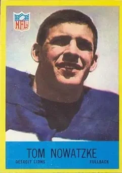 1967 Philadelphia #69 - Tom Nowatzke - Detroit Lions 1967 Philadelphia #69 - Tom Nowatzke - Detroit Lions
