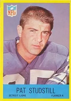 1967 Philadelphia #70 - Pat Studstill - Detroit Lions
