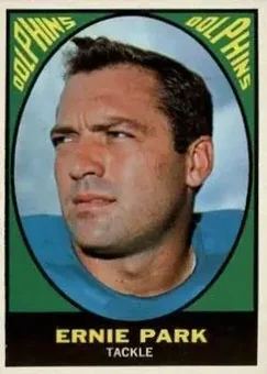 1967 Topps #83 - Ernie Park - Miami Dolphins