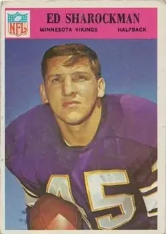 1966 Philadelphia #112 - Ed Sharockman - Minnesota Vikings