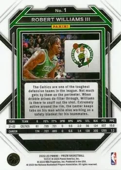 Back of Robert Williams III
