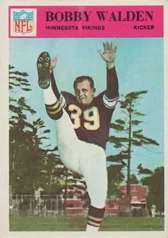 1966 Philadelphia #116 - Bobby Walden - Minnesota Vikings