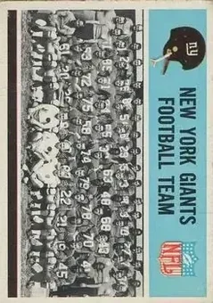 1966 Philadelphia #118 - Card #118 - New York Giants