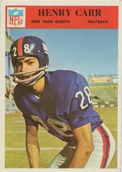 1966 Philadelphia #120 - Henry Carr - New York Giants