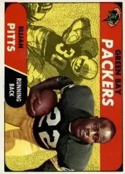 1968 Topps #79 - Elijah Pitts - Green Bay Packers