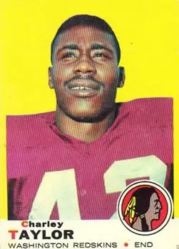 1969 Topps #67 - Charley Taylor - Washington Redskins