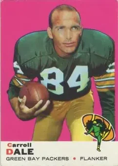 1969 Topps #77 - Carroll Dale - Green Bay Packers