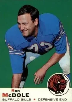 1969 Topps #78 - Roland McDole - Buffalo Bills