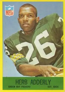 1967 Philadelphia #74 - Herb Adderley - Green Bay Packers