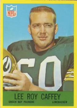 1967 Philadelphia #75 - Lee Roy Caffey - Green Bay Packers