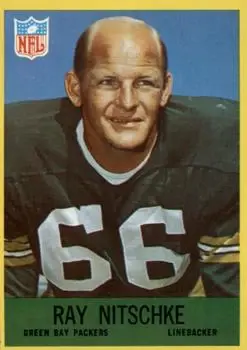 1967 Philadelphia #79 - Ray Nitschke - Green Bay Packers