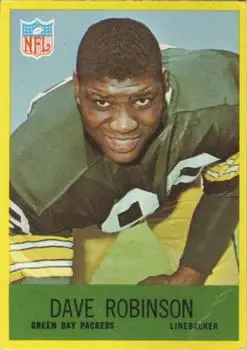 1967 Philadelphia #80 - Dave Robinson - Green Bay Packers