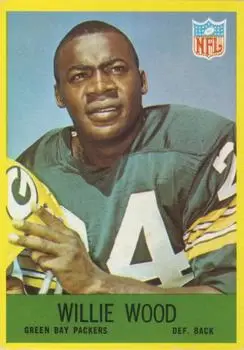 1967 Philadelphia #83 - Willie Wood - Green Bay Packers