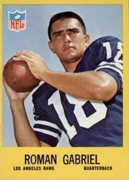 1967 Philadelphia #88 - Roman Gabriel - Los Angeles Rams