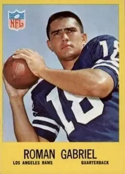 1967 Philadelphia #88 - Roman Gabriel - Los Angeles Rams