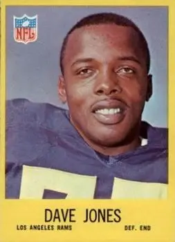 1967 Philadelphia #90 - Dave Jones - Los Angeles Rams