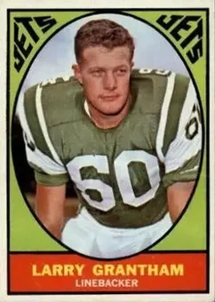 1967 Topps #93 - Larry Grantham - New York Jets