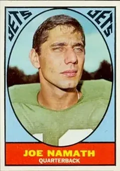 1967 Topps #98 - Joe Namath - New York Jets