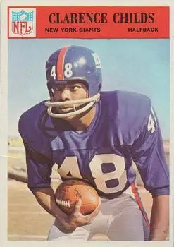 1966 Philadelphia #121 - Clarence Childs - New York Giants - Front