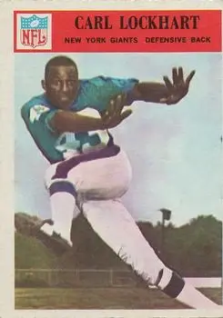 1966 Philadelphia #125 - Spider Lockhart - New York Giants - Front