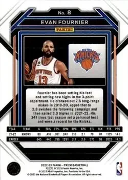 Back of Evan Fournier
