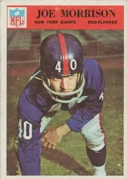 1966 Philadelphia #128 - Joe Morrison - New York Giants - Front