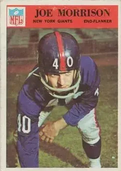 1966 Philadelphia #128 - Joe Morrison - New York Giants