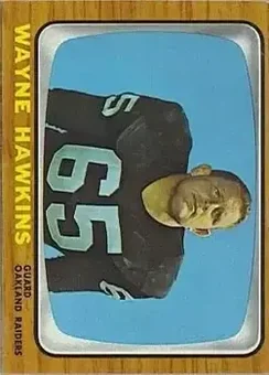 1966 Topps #111 - Wayne Hawkins - Oakland Raiders