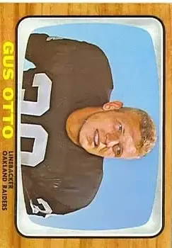 1966 Topps #114 - Gus Otto - Oakland Raiders