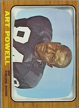 1966 Topps #116 - Art Powell - Oakland Raiders - Front