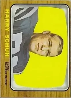 1966 Topps #117 - Harry Schuh - Oakland Raiders