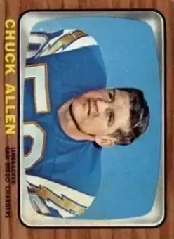 1966 Topps #118 - Chuck Allen - San Diego Chargers