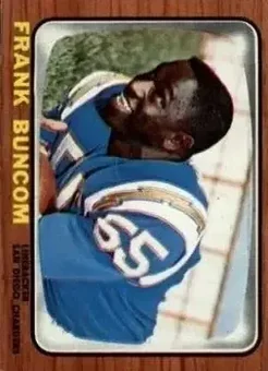 1966 Topps #120 - Frank Buncom - San Diego Chargers
