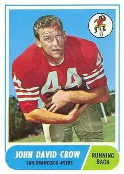 1968 Topps #87 - John David Crow - San Francisco 49ers