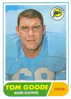 1968 Topps #92 - Tom Goode - Miami Dolphins
