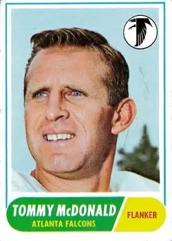 1968 Topps #99 - Tom McDonald - Atlanta Falcons - Front