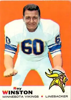 1969 Topps #82 - Roy Winston - Minnesota Vikings